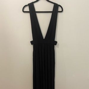 Top shop black romper, size medium, barely worn